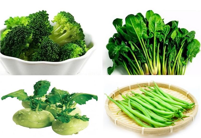 Các Loại Rau Củ Màu Xanh Giúp Tăng Hệ Miễn Dịch