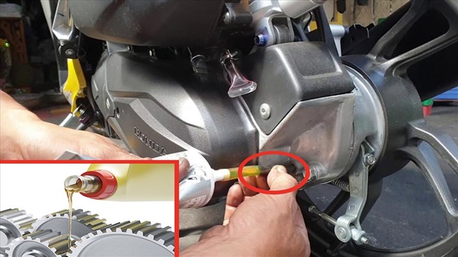Nhớt láp xe tay ga và khi nào cần thay nhớt láp?