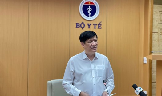 Bộ trưởng Bộ Y tế Nguyễn Thanh Long phát biểu tại hội nghị. Ảnh: Hương Giang