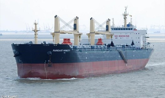 CDC Bình Thuân đề nghị không tiếp nhận tàu Pareast Honesty. Ảnh: H Kuehl/ Marinetraffic.com