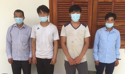 4 người nhập cảnh trái phép từ Lào về Việt Nam thì bị bắt giữ. Ảnh: Thanh Chung