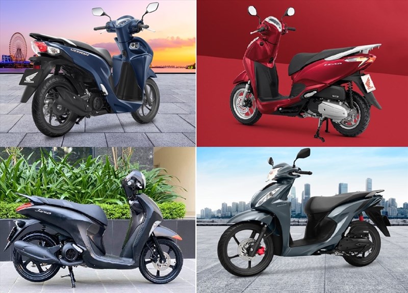 5 Mẫu Xe Ga Giá Rẻ Được Chị Em Ưa Chuộng Nhất Nửa Đầu Năm 2021