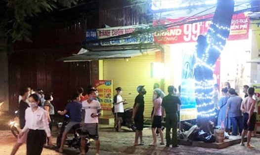 Công an tỉnh Hưng Yên đang điều tra nghi án nữ chủ shop quần áo bị sát hại. Ảnh: N.N