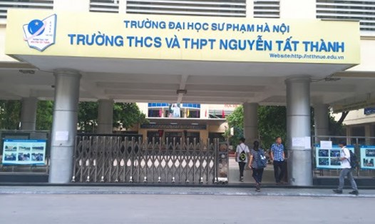 Trường THCS&THPT Nguyễn Tất Thành công bố điểm chuẩn lớp 6 năm 2021. Ảnh: phhn.hnue.edu.vn