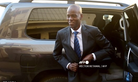 Hình ảnh Tổng thống Haiti Jovenel Moise. Ảnh: AFP