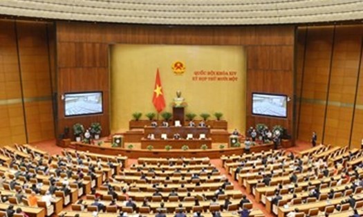 Ngày 20.7, Quốc hội họp Phiên khai mạc Kỳ họp thứ nhất, Quốc hội khóa XV tại Hội trường Diên Hồng. Ảnh: QH
