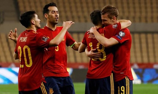Tây Ban Nha vất vả đánh bại Croatia tại vòng 1/8 EURO 2020. Ảnh AFP