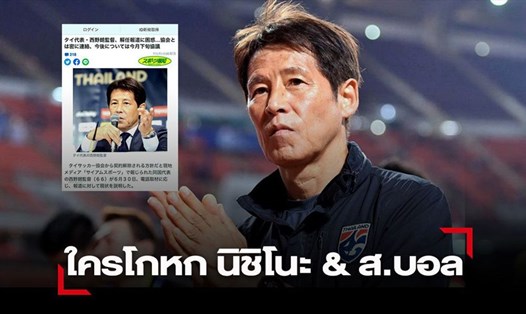 Huấn luyện viên Akira Nishino cho biết vẫn liên lạc với Liên đoàn bóng đá Thái Lan hàng ngày, không có chuyện cắt đứt liên lạc. Ảnh: SMM Thái Lan.