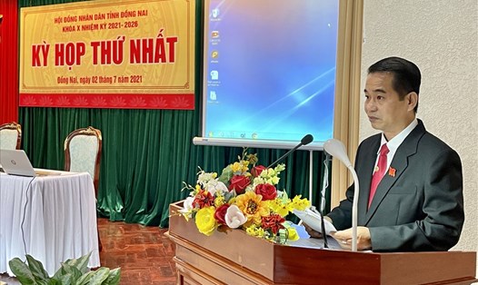 Ông Thái Bảo trở thành tân Chủ tịch Hội đồng nhân dân tỉnh Đồng Nai. Ảnh: Hà Anh Chiến