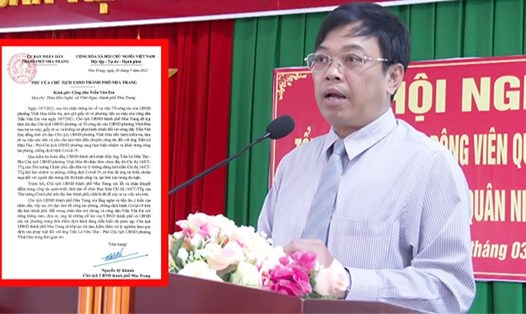 Ông Nguyễn Sỹ Khánh - Chủ tịch UBND TP. Nha Trang.
