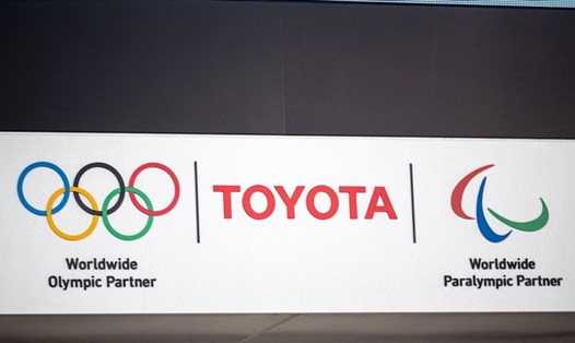 Toyota là một trong những đối tác chính thức lớn nhất của Olympic Tokyo 2020 và Parlympic Tokyo 2020. Ảnh: AFP.