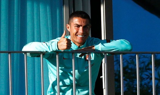 Cristiano Ronaldo nhiễm COVID-19 vào tháng 10 năm ngoái, khi làm nhiệm vụ ở đội tuyển quốc gia. Ảnh: AFP