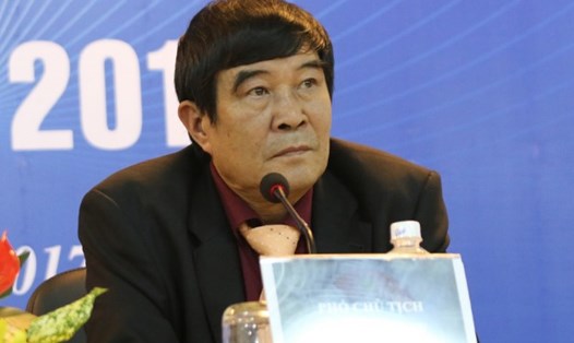 Ông Nguyễn Xuân Gụ khi còn đương chức Phó chủ tịch LĐBĐ Việt Nam. Ảnh VF