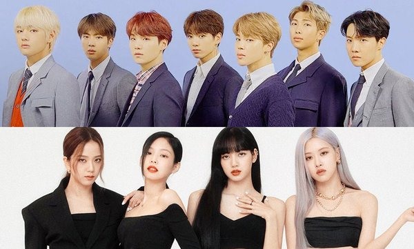 BTS vẫn đang có lợi thế trước Blackpink. Ảnh: Xinhua.