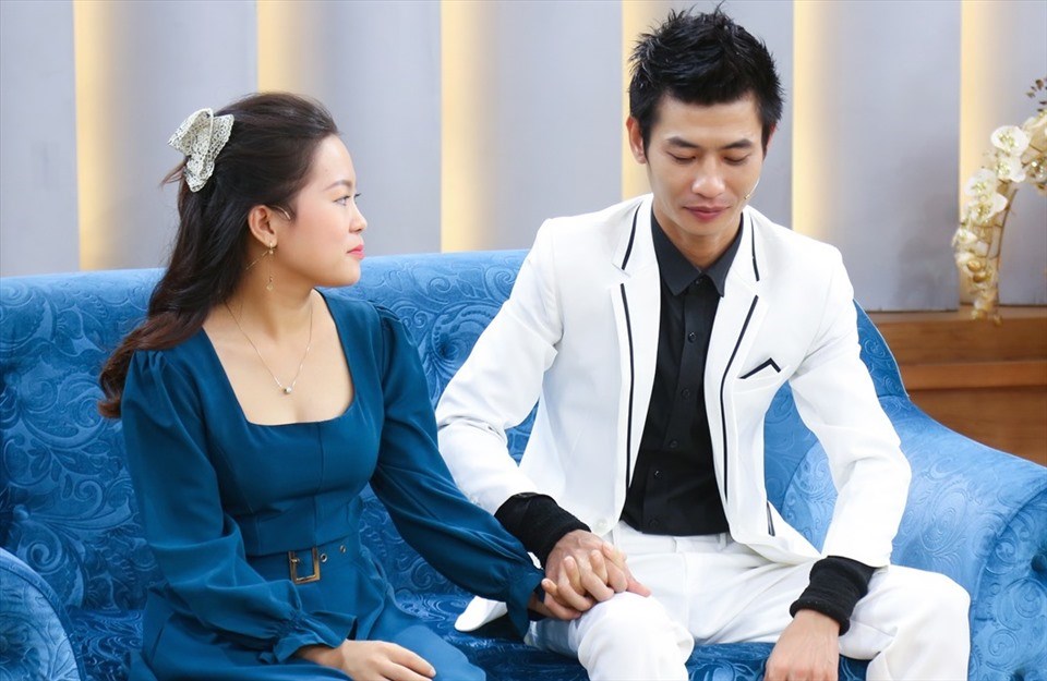 Cặp đôi khiến Ốc Thanh Vân xúc động vì chuyện tình của mình. Ảnh: CTCC. Cặp đôi khiến Ốc Thanh Vân xúc động vì chuyện tình của mình. Ảnh: CTCC.