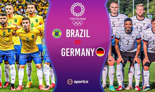 Brazil - Đức tạo nên cặp đấu đáng chú ý nhất ở ngày thi đấu đầu tiên môn bóng đá nam Olympic Tokyo 2020. Ảnh: Sportco.