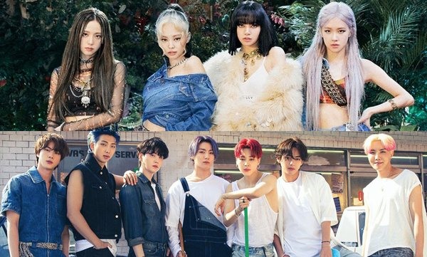 Vượt Blackpink, BTS có thành tích mới. Ảnh: Xinhua.