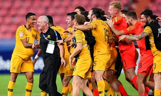 Huấn luyện viên Graham Arnold giúp Australia có chiến thắng 2-0 trước Argentina chiều 22.7. Sắp tới, ông sẽ chạm trán với Park Hang-seo của tuyển Việt Nam tại vòng loại World Cup 2022. Ảnh: AFC.