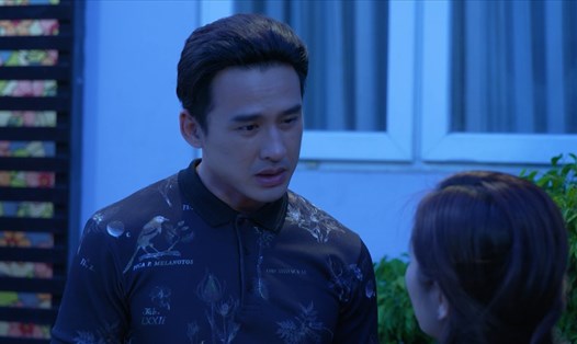 Lương Thế Thành phản ứng trước những hành động của Vân Trang trong tập mới "Canh bạc tình yêu". Ảnh: ĐPCC.