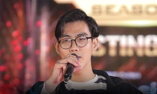 Tùng Nam trong vòng casting Rap Việt mùa 2. Ảnh: Vie