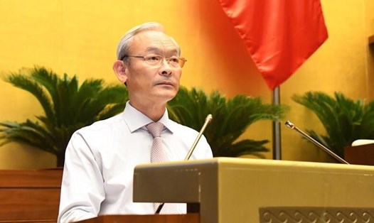 Chủ nhiệm Ủy ban Tài chính, Ngân sách của Quốc hội Nguyễn Phú Cường. Ảnh Quốc hội