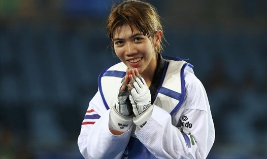Panipak giúp Taekwondo Thái Lan có Huy chương vàng Olympic lần đầu tiên trong lịch sử. Ảnh: Bangkok Post.