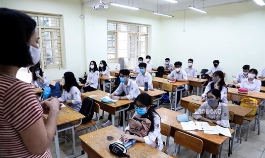 Thí sinh tham dự Kỳ thi tốt nghiệp THPT đợt 1 năm 2021. Ảnh: Hải Nguyễn