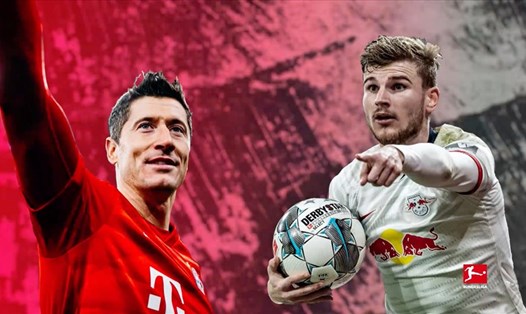 Timo Werner sẽ trở lại Bundesliga để Robert Lewandowski sang Premier League? Ảnh: Bundesliga