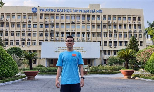 Trần Quang Vinh - thí sinh xuất sắc giành Huy chương Vàng tại Kỳ thi Olympic Vật lý Quốc tế (IPhO). Ảnh: NVCC