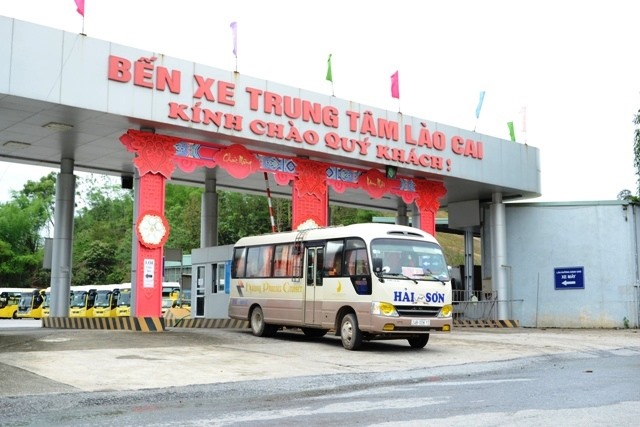 Lào Cai tạm dừng vận tải hành khách đi, đến các tỉnh, thành trong cả nước từ ngày 27.7. Ảnh: CTV.