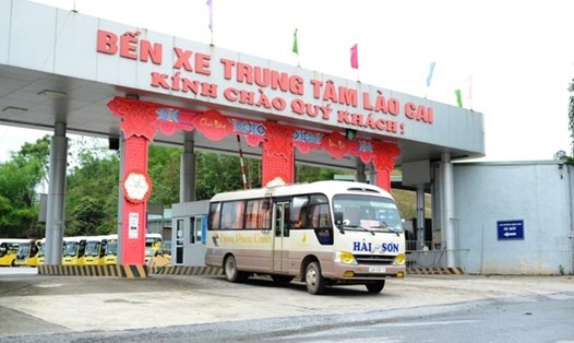 Lào Cai tạm dừng vận tải hành khách đi, đến các tỉnh, thành trong cả nước từ ngày 27.7. Ảnh: CTV.