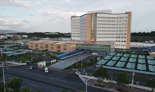 Cơ sở mới của Bệnh viện Vũng Tàu được sử dụng làm bệnh viện điều trị COVID-19 với công suất 400 giường. Ảnh: T.A