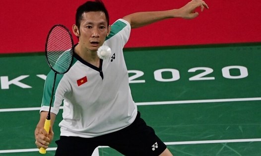 Nguyễn Tiến Minh thua cả 2 trận tại môn cầu lông Olympic Tokyo 2020. Ảnh: AFP.