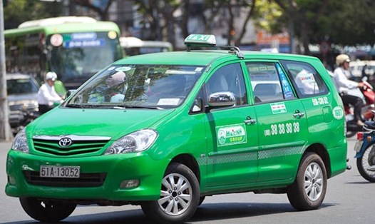Taxi Mai Linh được phép hoạt động trong thời gian giãn cách xã hội. Ảnh GT