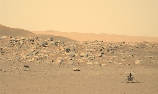 Trực thăng NASA sắp cất cánh lần 9 trên sao Hỏa. Ảnh: NASA
