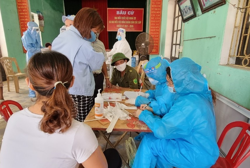 Hải Phòng ghi nhận thêm 2 trường hợp dương tính có địa chỉ tại huyện Vĩnh Bảo. Ảnh minh hoạ CTV