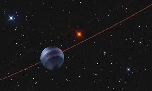 COCONUTS-2b là ngoại hành tinh gần Trái đất nhất được chụp ảnh cho đến nay. Ảnh: Đại học Hawaii