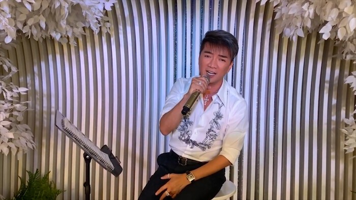 Ca sĩ Đàm Vĩnh Hưng tự thực hiện MV cổ vũ TPHCM chống dịch. Ảnh: NVCC