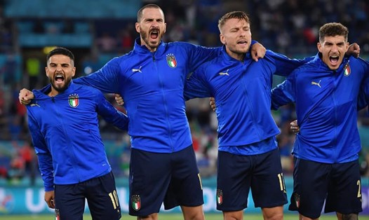 Huấn luyện viên Mancini đã khôi phục lại vị thế, danh dự cho bóng đá Italia nói chung và tuyển Italia nói riêng. Ảnh: EURO 2020.