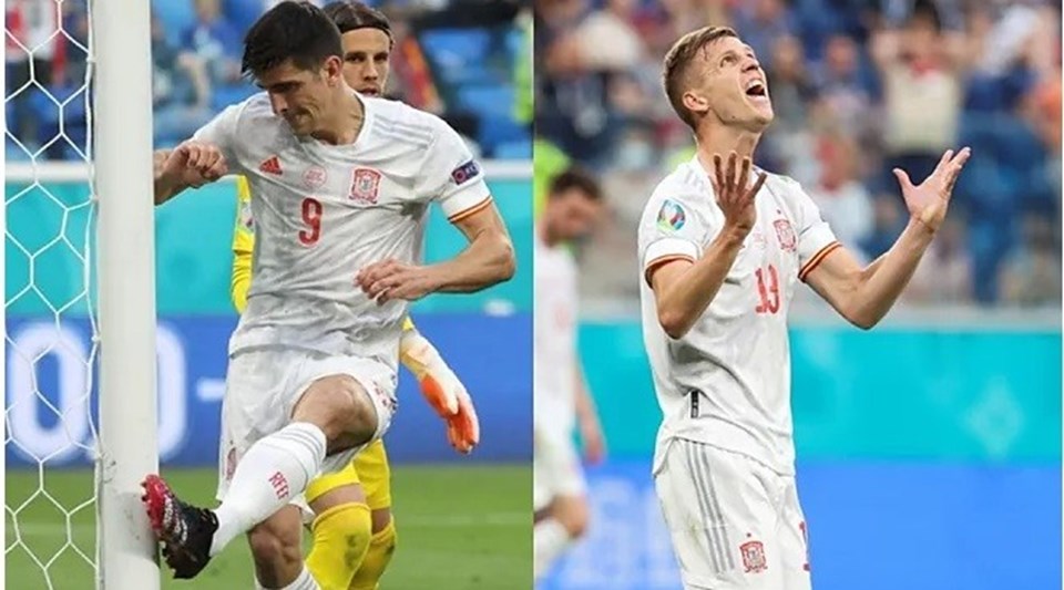 Gerard Moreno (trái) và Dani Olmo vẫn chưa có bàn thắng nào cho Tây Ban Nha tại EURO 2020. Đồ hoạ: Marca. Gerard Moreno (trái) và Dani Olmo vẫn chưa có bàn thắng nào cho Tây Ban Nha tại EURO 2020. Đồ hoạ: Marca.
