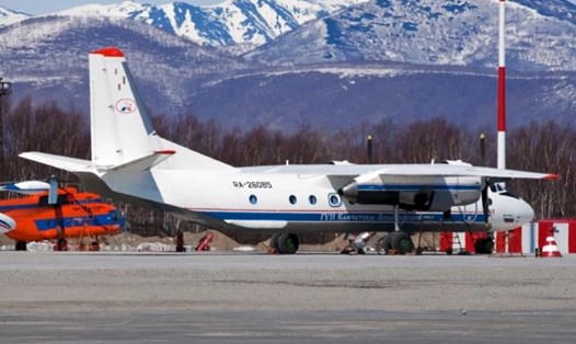 Máy bay Nga Antonov An-26 gặp nạn khi đến Palana, vùng Viễn Đông của Nga ngày 6.7. Ảnh: Bộ Các tình trạng khẩn cấp Nga
