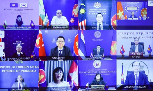Đối thoại thường niên cấp Thứ trưởng Ngoại giao ASEAN-Hàn Quốc ngày 6.7. Ảnh: Bộ Ngoại giao