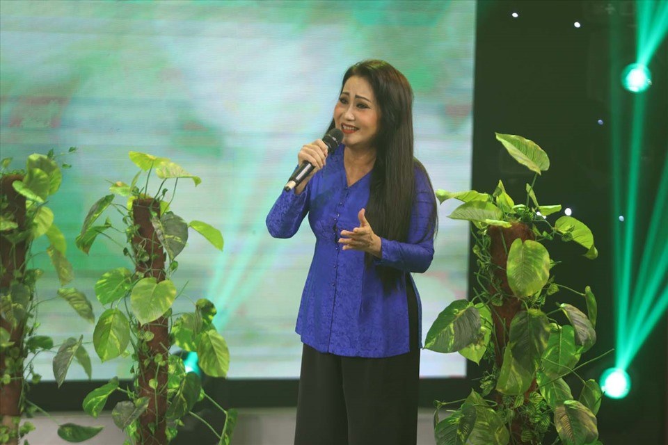 Nghệ sĩ Thanh Hằng trong "Dấu ấn huyền thoại". Ảnh: Điền Quân Nghệ sĩ Thanh Hằng trong "Dấu ấn huyền thoại". Ảnh: Điền Quân