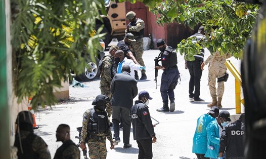 Cảnh sát Haiti đã tiêu diệt 4 người và bắt 2 nghi phạm ám sát Tổng thống Moise. Ảnh: AFP