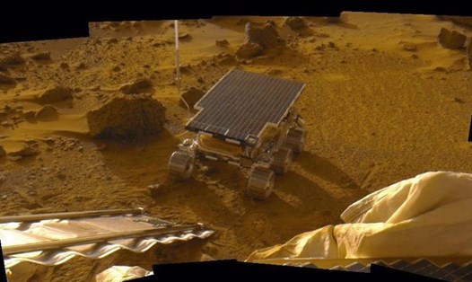Sojourner, tàu thám hiểm tự hành đầu tiên của NASA trên sao Hỏa. Ảnh: NASA