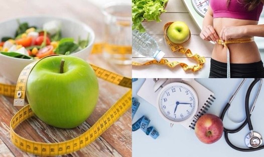Chế độ ăn uống thiếu lành mạnh chỉ là một trong những nguyên nhân khiến bạn gặp phải tình trạng tăng cân bất thường. Ảnh đồ họa: Minh Anh