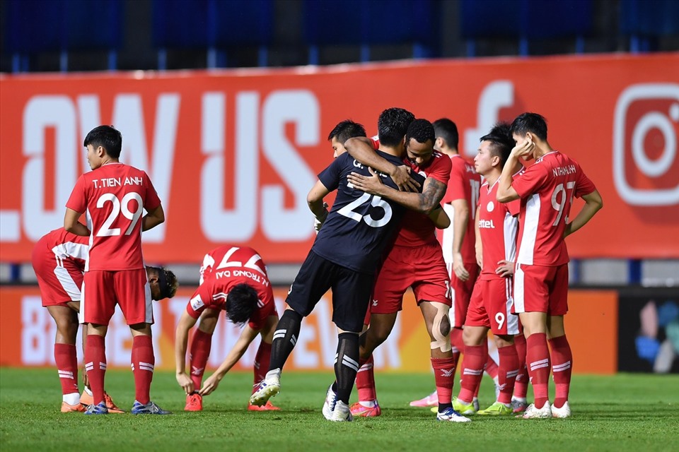Viettel thất bại trận thứ 4 tại AFC Champions League 2021. Ảnh: AFC