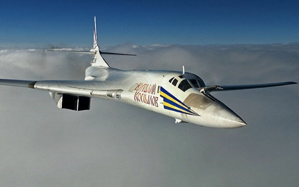 Máy bay Tu-160 của Nga. Ảnh: BQP Nga/Sputnik