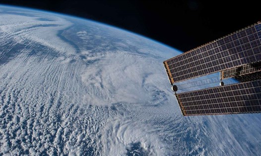 Hình ảnh bán cầu bắc của Trái đất nhìn từ Trạm Vũ trụ Quốc tế. Ảnh: NASA