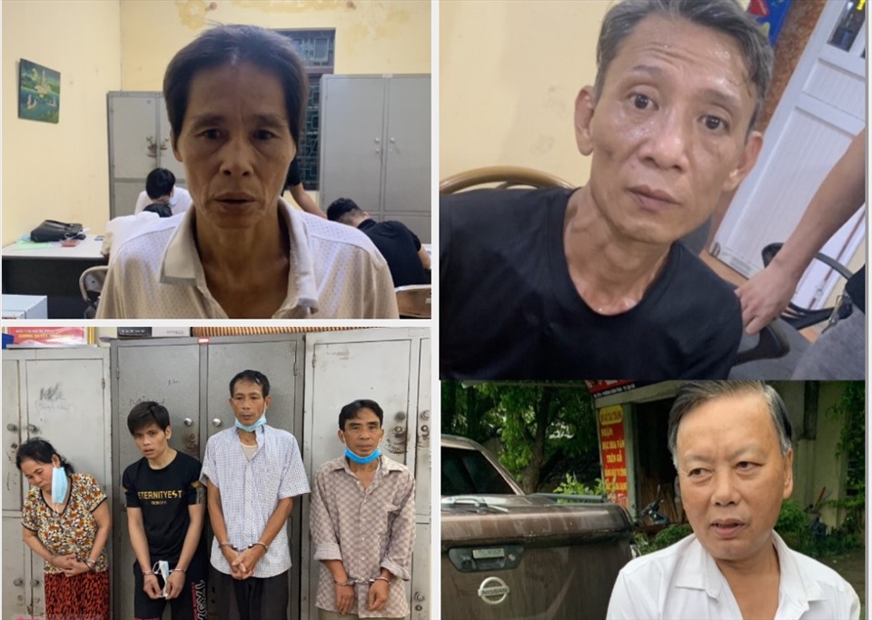 Các đối tượng trong đường dây mua bán trái phép chất ma túy bị cơ quan công an TP.Lào Cai bắt giữ. Ảnh: QT.